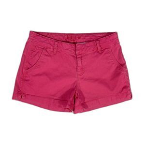 ELLE | Fuschia Pink Chino Shorts | Size 6